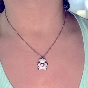 Swarovsky Teddy Bear Necklace